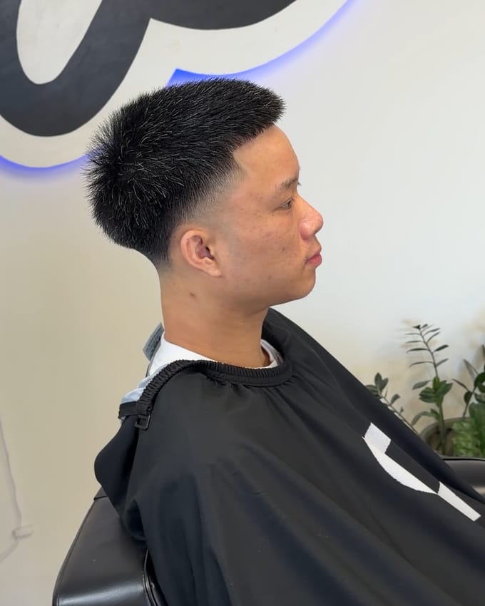 A haircut by Brandon at J’Bez.