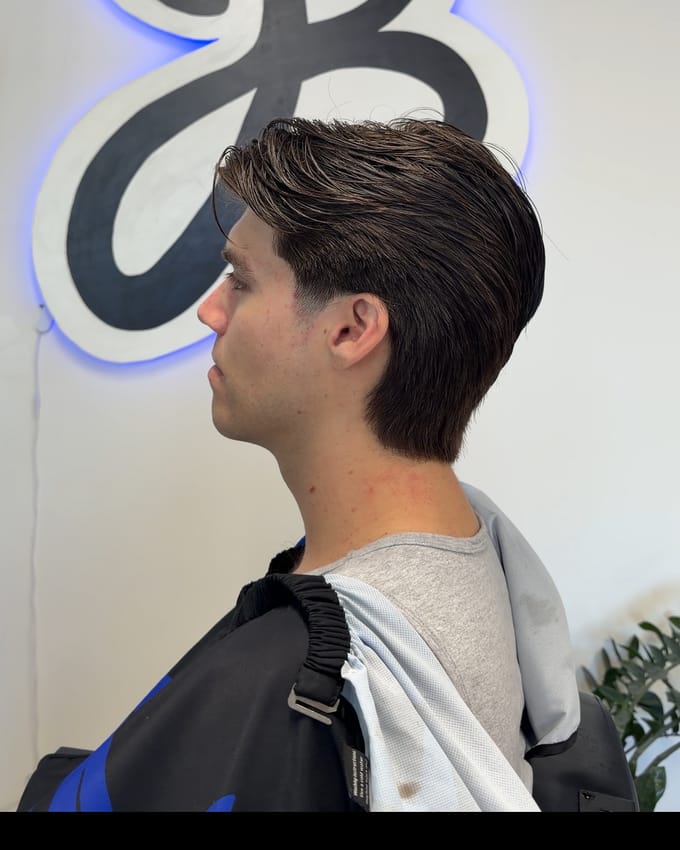 A haircut by Brandon at J’Bez.