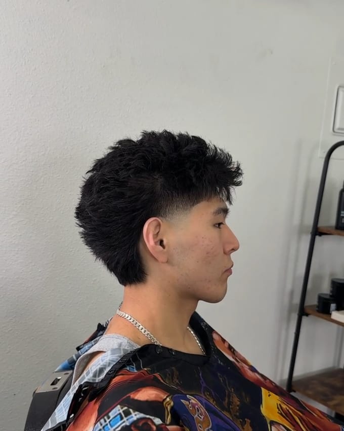 A haircut by Jacob at J’Bez.