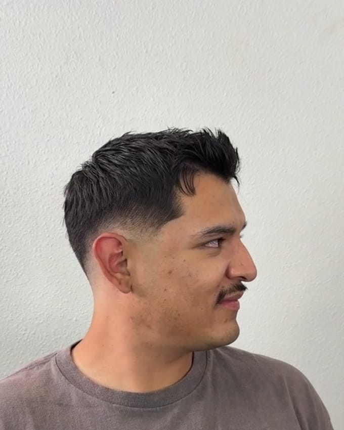 A haircut by Jacob at J’Bez.