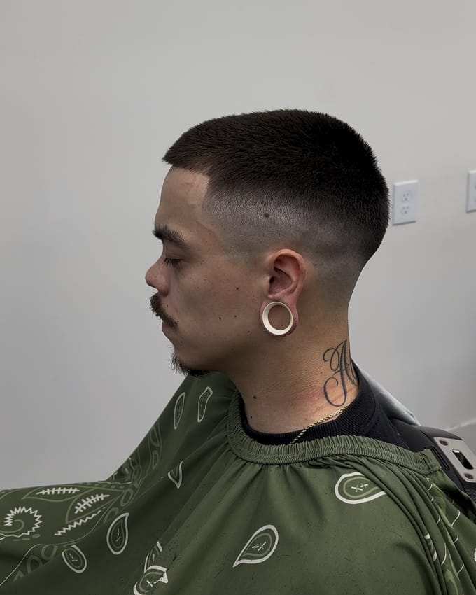 A haircut by Kevin at J’Bez.