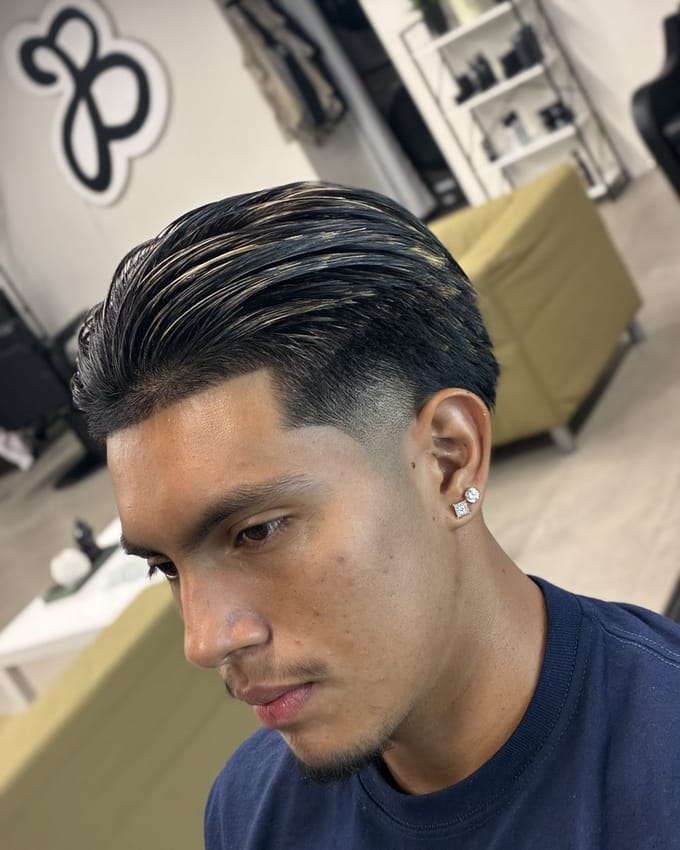 A haircut by Nick at J’Bez.
