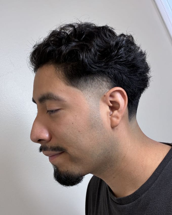 A haircut by Nick at J’Bez.