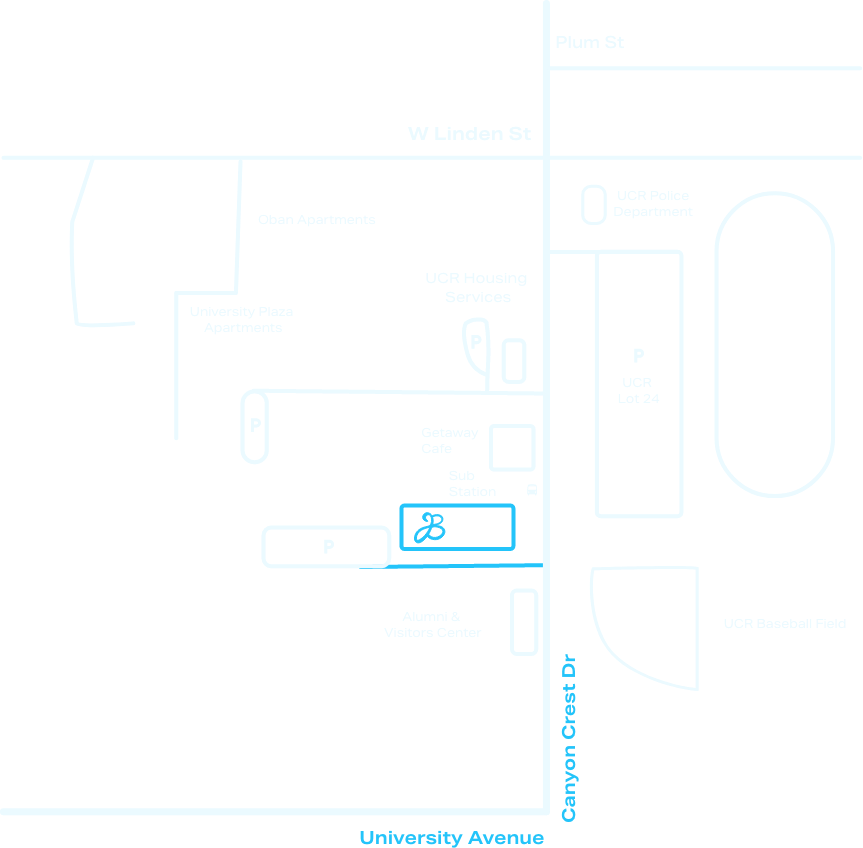 shop layout in blue color